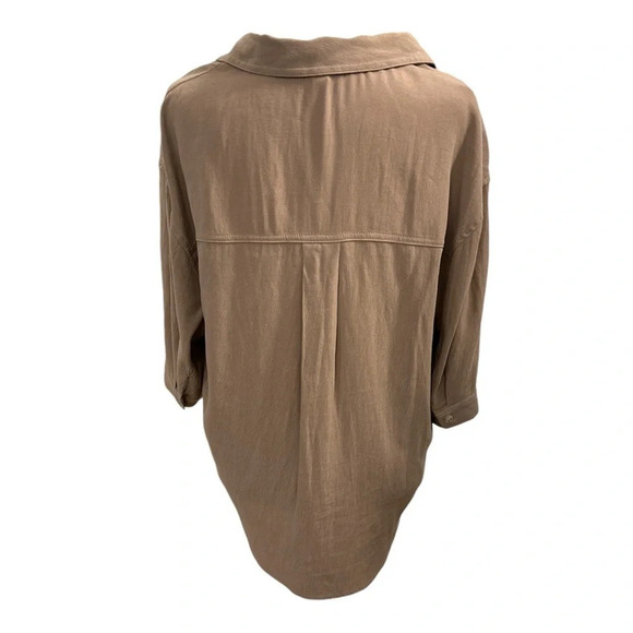 Gentle Fawn Tenille Button Down Collar Shirt in Porcini XS - Picture 4 of 13